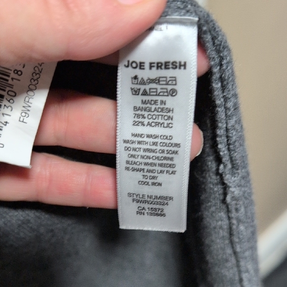 Joe Fresh Dark Gray Long Cardigan - Picture 9 of 9